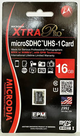 MICRODIA XTRA Pro™, карта SDHC UHS-1, 16 ГБ